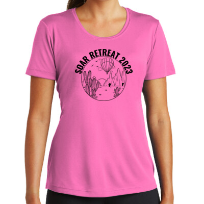 Soar Retreat 2023 Black Imprint Dri-Fit Shirt Thumbnail