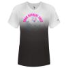 Women's V-Neck Ombre T-Shirt Thumbnail