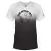Women's V-Neck Ombre T-Shirt Thumbnail
