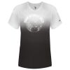 Women's V-Neck Ombre T-Shirt Thumbnail
